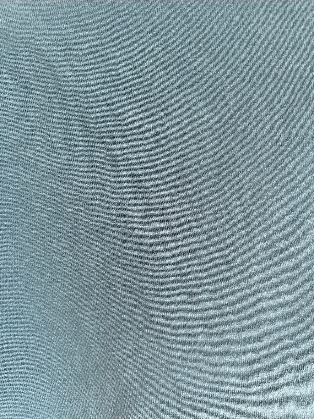 Lands' End Teal-Blue Long Sleeve Crewneck 100% cotton shaped Top - Picture 3 of 3